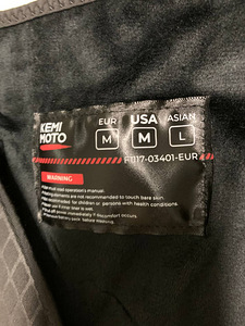 LOT!Soojendusvest Meeste soojendusega vest Kemimoto, must XL (10 foto / 10)
