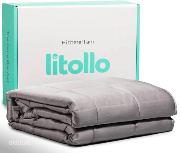 Новое утяжеленное одеяло Литолло - 150 х 200 см, 8 кг. (фото #1)