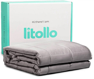 МНОГО! НОВИНКА Весовое одеяло Литолло - 150 х 200 см, 10 кг.