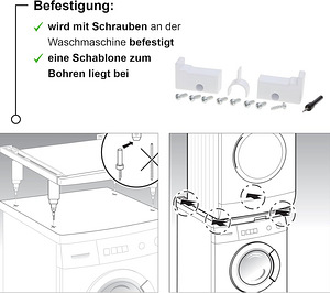 НОВЫЙ комплект Bosch WTZ11400 для сушильной машины и стираль (2 фото из 10)
