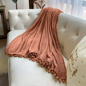 LOT! НОВЫЙ фланелевый плед LOMAO 130 x 160 см карамель (3 фото из 7)