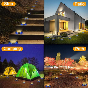 LOT! UUS Päikeseenergia maavalgustid 8 LED xiang, 4 tk. (4 foto / 7)