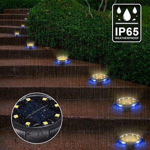 LOT! UUS Päikeseenergia maavalgustid 8 LED xiang, 4 tk. (5 foto / 7)