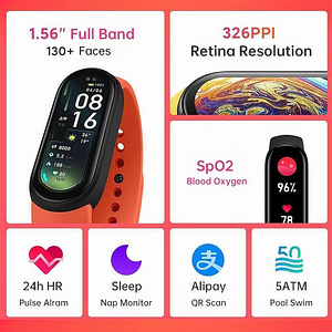 LOT! UUS Nutikell Smart Band 6 M6 (10 foto / 10)