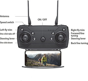 НОВЫЙ 4K HD E88 PRO WIFI Дрон (6 фото из 8)