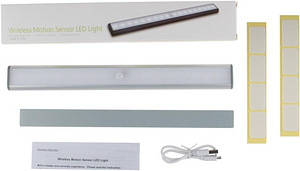 LOT! UUS LED-lamp liikumisanduriga, 50cm, 36LED, valge (7 foto / 10)