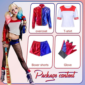 LOT! UUS Naiste karnevalikostüüm Amycute, Harley Queen XXL (5 foto / 7)