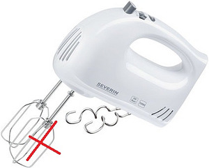 LOT! Severin HM3820 Käsimikser 300 W Valge (1 foto / 7)