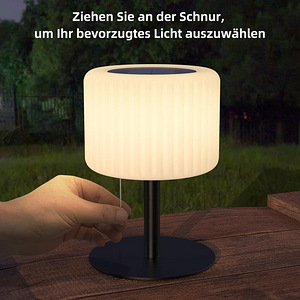 LOT! UUS Iroo LED päikeseenergial töötav juhtmeta laualamp (2 foto / 6)