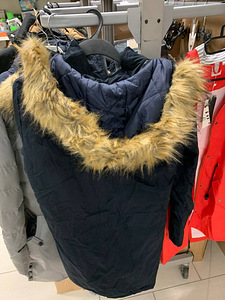 LOT! UUS Uoiuxc Kapuutsiga talvejope naistele, talveparka L (9 foto / 10)
