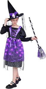 LOT! UUS Laste nõiakostüüm Zucos, (130/140 cm) (6 foto / 7)
