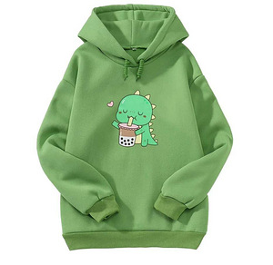 ЛОТ! НОВАЯ женская флисовая толстовка Kawaii, Green-3 XXL (1 фото из 5)