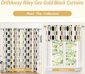 LOT! UUS DriftAway Riley Geo Room kardinad 132x229 cm, 2 tk (9 foto / 9)