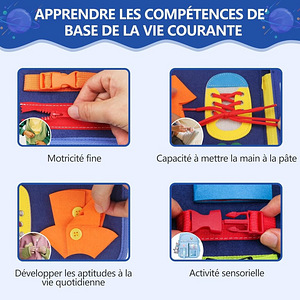 LOT! UUS Montessori hariv mänguasi Mydova Busy Board (5 foto / 8)