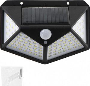 LOT! UUS Solar lamp 100 LED motion and twilight sensor (1 foto / 5)