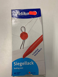 LOT! Pelikan 361220 60/10 Tihendusvaha Punane (4 foto / 4)