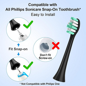 MERUYOO hambaharja otsikud Philips Sonicare jaoks Analoog (3 foto / 6)
