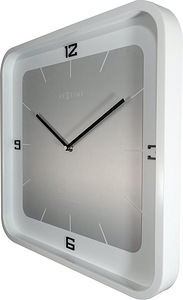 ЛОТ! НОВЫЕ NEXTIME Деревянные настенные часы, 40x40 см (2 фото из 5)