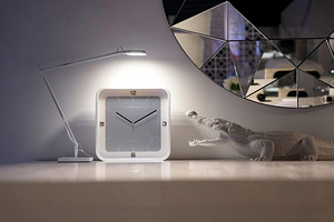 LOT! UUS Vaikne NeXtime Seinakell, valge, 40 x 40 x 4 cm (6 foto / 9)