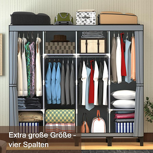 LOT! UUS LOEFME riidest riidekapp 170 x 175 x 45 cm, hall (2 foto / 9)