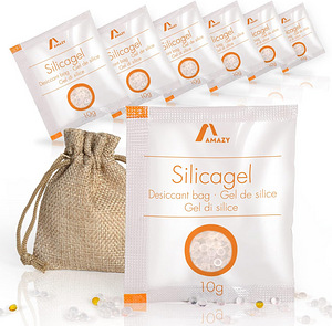 LOT! UUS Silikageel AMAZY 40 x 10 g, silikoonpallid (1 foto / 6)