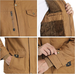 LOT! UUS Meeste talvejope New Trend, khaki, S (5 foto / 6)