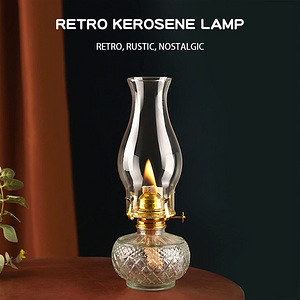 Amanigo petrooleumilamp, õlilamp, 30 cm, hõbedane (4 foto / 7)