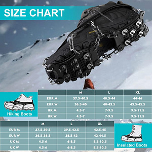 Naelikud lumesaabastele Wirezoll Ice Crampons, M (5 foto / 5)