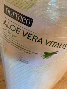 ЛОТ! Dormeo AloeVera 2в1 Топпер 5 см 80x200см Vitalis (3 фото из 5)