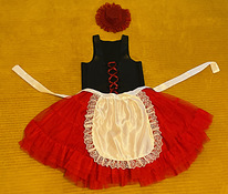 Punamütsikese kostüüm 128-134