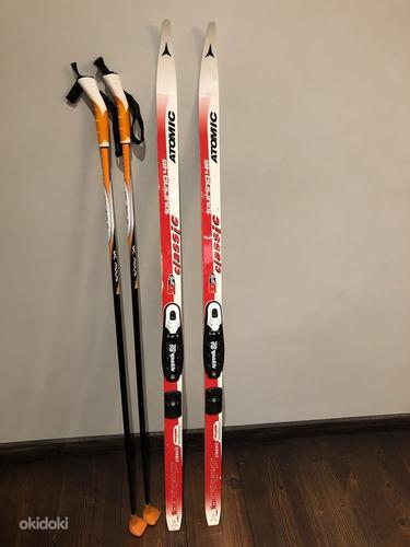 Atomic лыжи и Järvinen палки (фото #1)