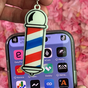 NFC võtmehoidja "Barber" – stiil ja ühendus ühe puudutuse (1 foto / 2)