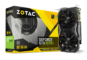 Видеокарта SVGA ZOTAC GeForce® GTX 1070 Ti (2 фото из 2)