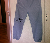 Новые хлопковые спортивные штаны (серые)