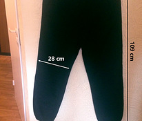 Новые хлопковые спортивные штаны (черные)