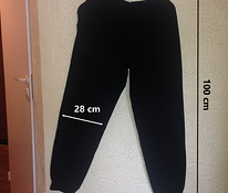 Хлопковые спортивные штаны (черные)