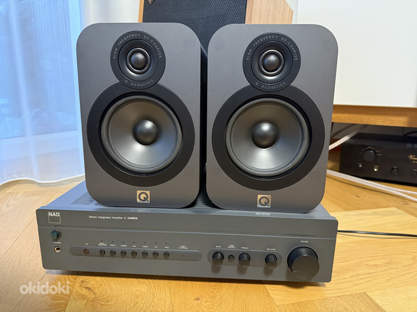 Kõlarid Q Acoustcs 3020 + võimendi NAD 320BEE