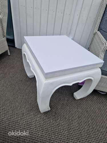 Дизайнерский стол с мраморной столешницей. (фото #2)