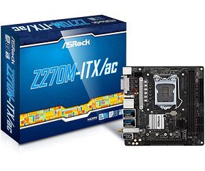 ASRock Z270M-ITX/AC LGA1151 mini-ITX (DDR4 M.2 WIFI BT) (4 foto / 5)