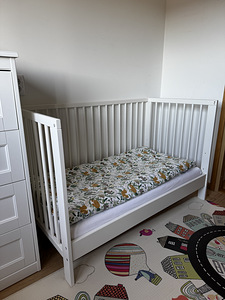 IKEA beebivoodi võrevoodi (valge 60x120) (1 foto / 5)