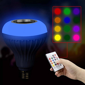 Bluetooth-kõlar 12W LED juhtmevaba lambipirniga (2 foto / 3)