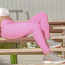 Новые розовые тренировочные штаны, XL (фото #2)