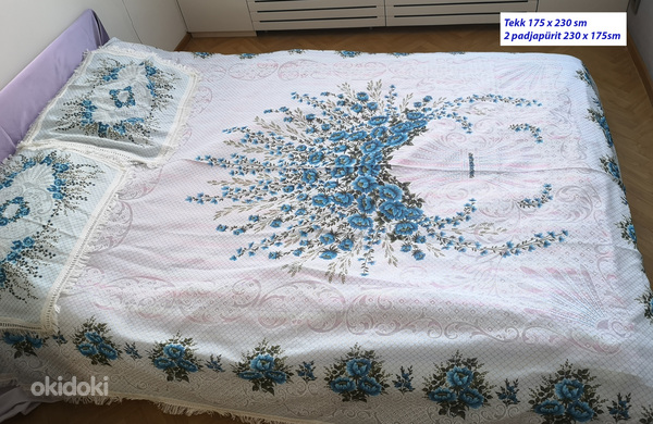 Tekk ja padjapüürid / Bedspread and pillowcases (foto #1)