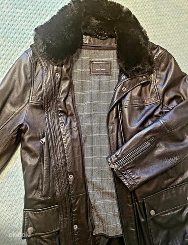 Куртка Pierre Cardin, черная кожа. (фото #3)