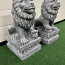 Садовая статуя льва из бетона (фото #1)