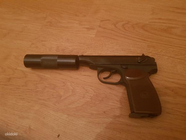 Пистолет BAIKAL MP-654K с глушителем (фото #2)