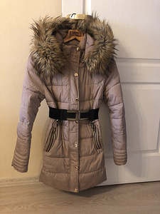 Стильное зимнее пальто на размер s