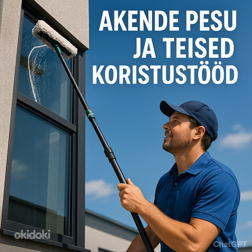 Professionaalne aknapesu ja eripuhastus.