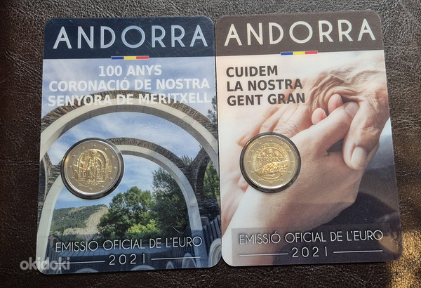 Meenemündid 2 eurot Andorra müük/ vahetus