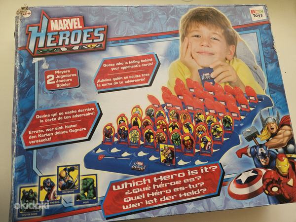 Guess who MARVEL Heroes lastemäng